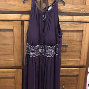 Purple occasion dress